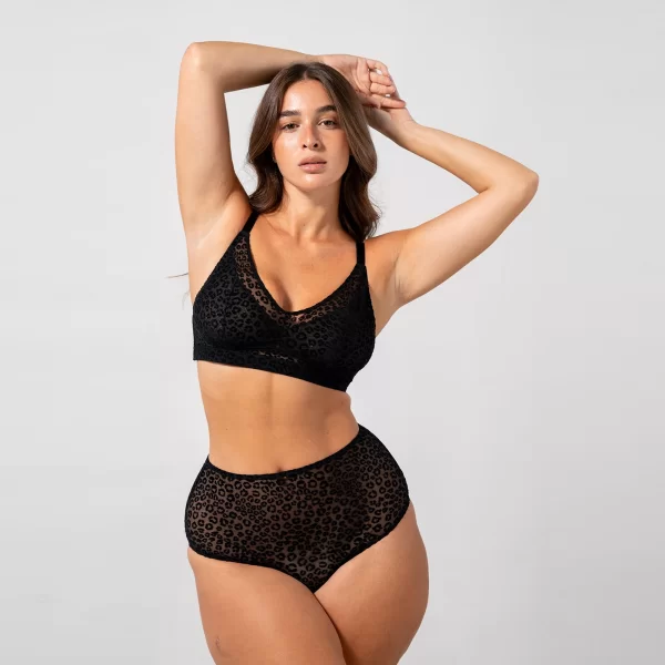 UNDERSTATEMENT Διχτυωτό Σουτιέν Support+ Λεοπάρ