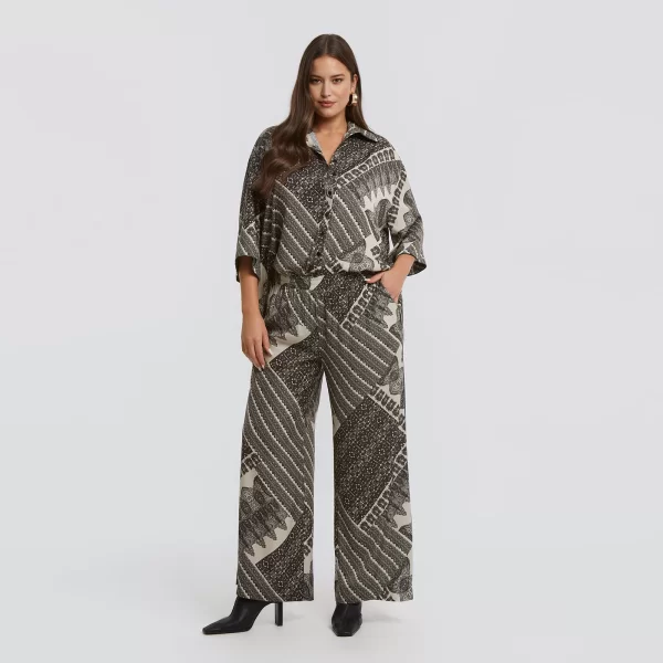 Παντελόνα με εμπριμέ μοτίβο