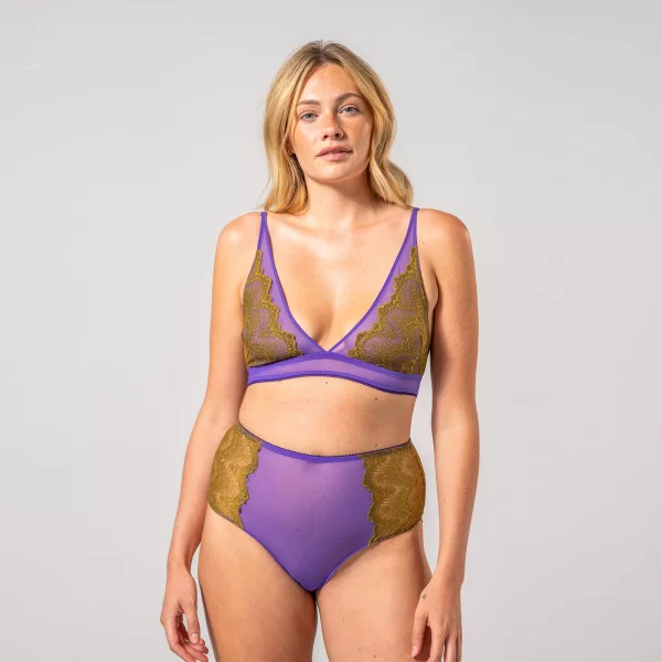 Σουτιέν Bralette με Διχρωμία