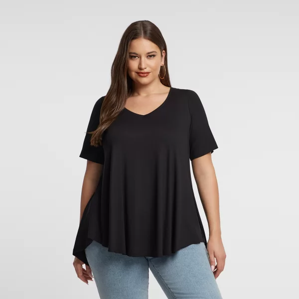 Basic μπλούζα με στρογγυλάδα