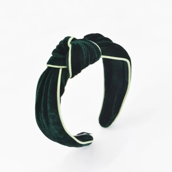 Στέκα βελούδινη με κόμπο & διχρωμία