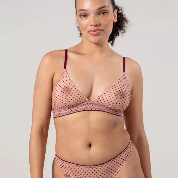 Σουτιέν Bralette τριγωνικό πουά