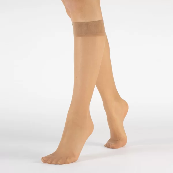 Κάλτσες 18 DENIER μέχρι το γόνατο | 2 Ζευγάρια