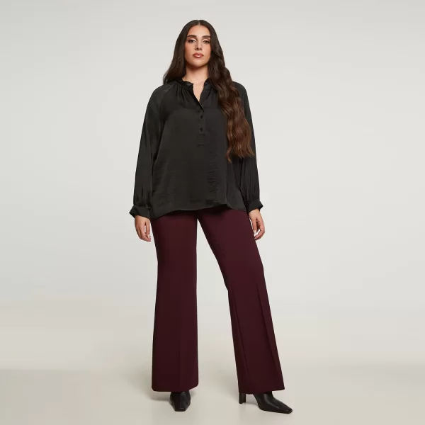 Σατέν μπλούζα με κουμπιά