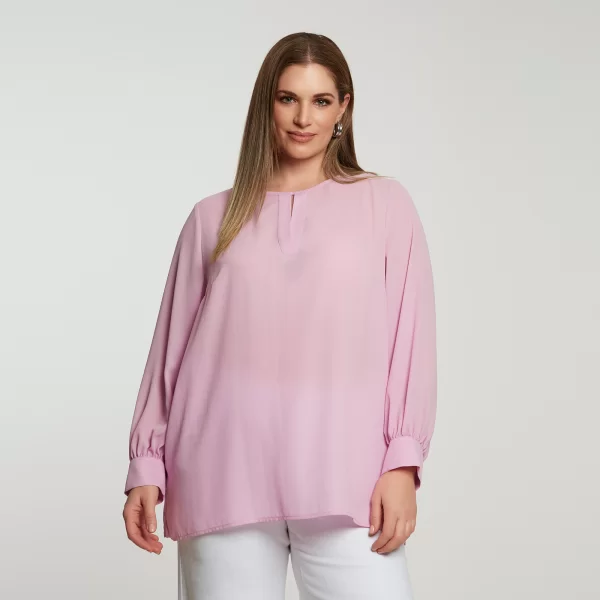 Μπλούζα με cut-out λεπτομέρεια στη λαιμόκοψη