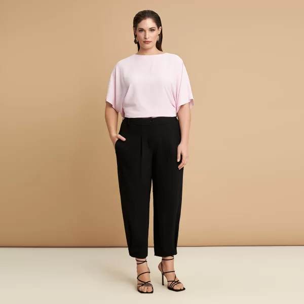 Παντελόνι carrot κρεπ airwashed