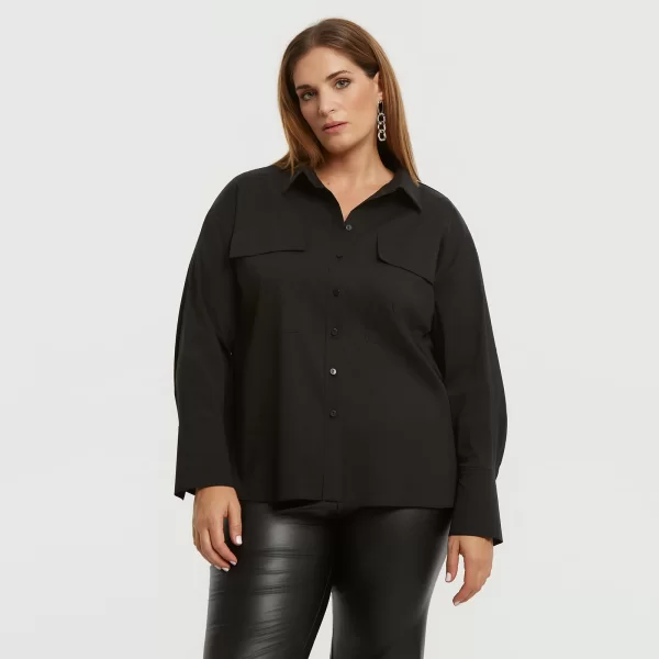 Βαμβακερό πουκάμισο με τσέπες