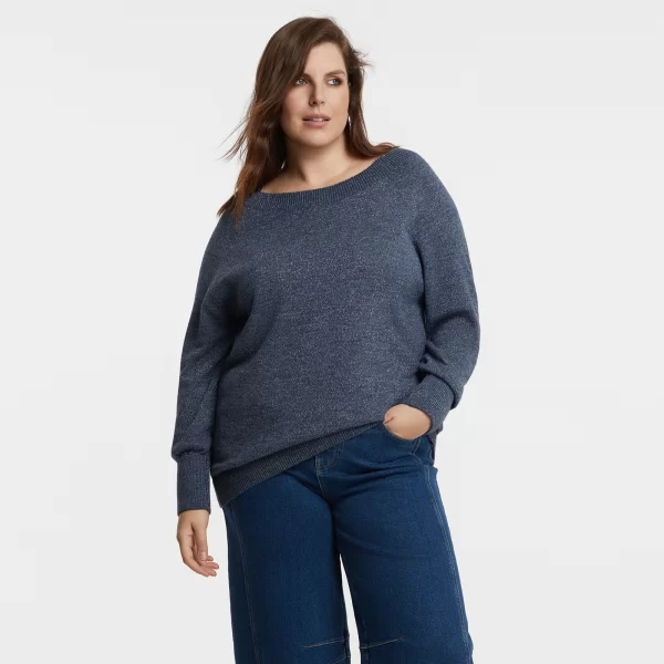 Μπλούζα πλεκτή χαμόγελο με μαλλί