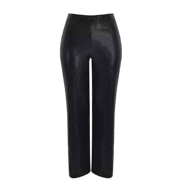Παντελόνα flare με παγιέτες