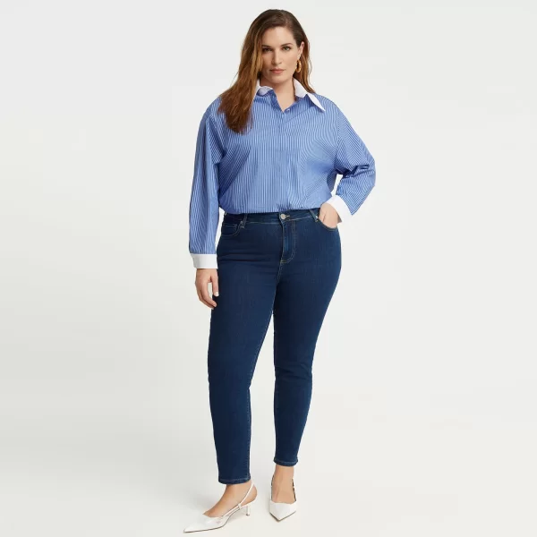 Τζιν μπλε σε slim γραμμή