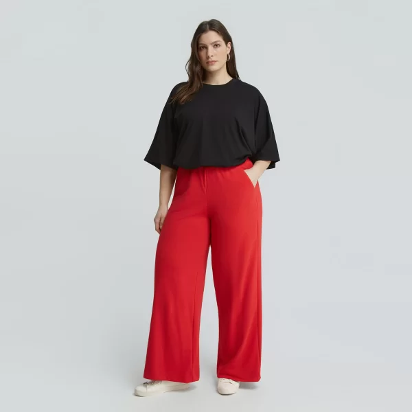 MAT FASHION Παντελόνα φούτερ με τσέπες