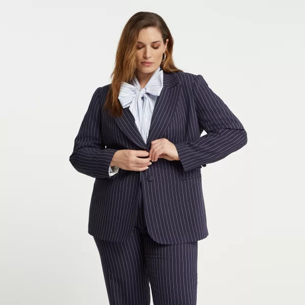 Tailored σακάκι με ριγέ μοτίβο