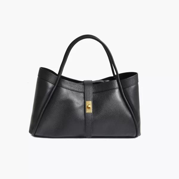 MAT FASHION Δερμάτινη tote τσάντα με αποσπώμενο νεσεσέρ