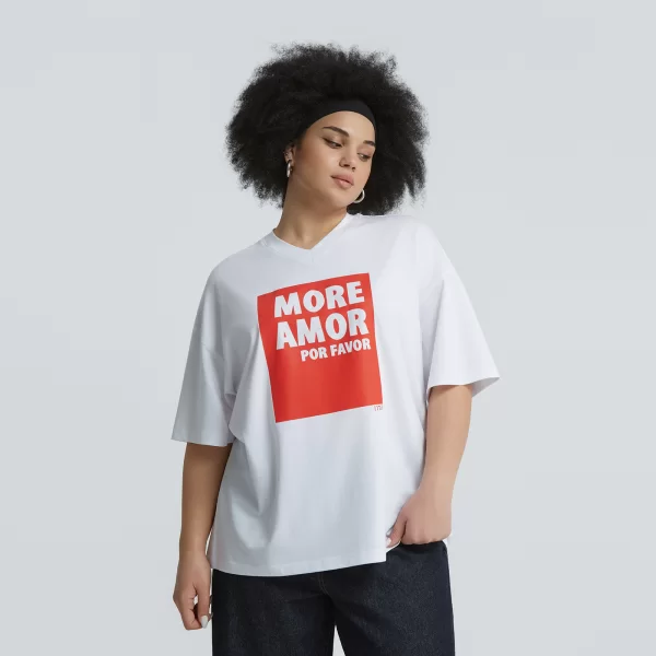 Βαμβακερό t-shirt More Amor