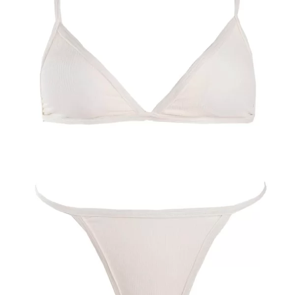 GIGI Μαγιό Σετ Μπικίνι Ριπ - Λευκό