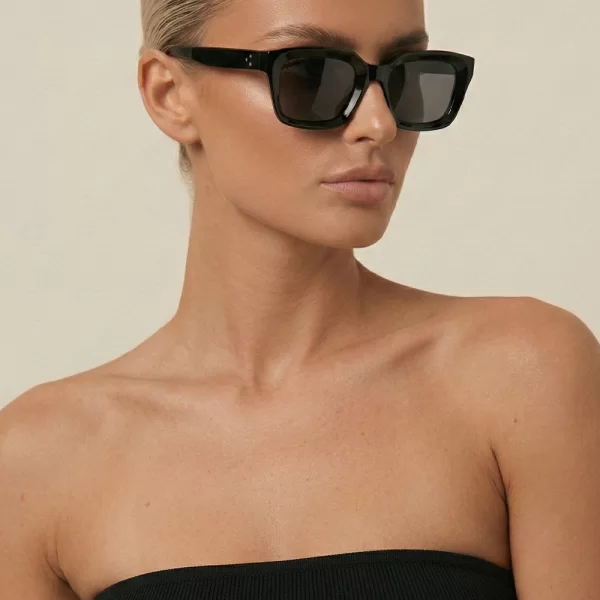 Γυαλιά Ηλιού Τετράγωνα - Μαύρο