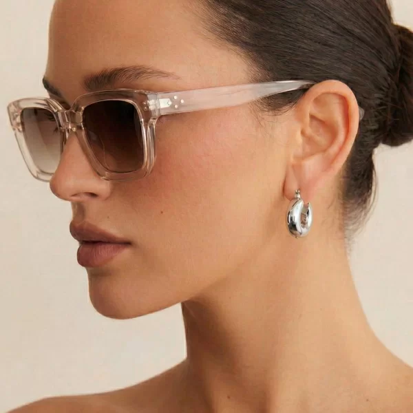 Γυαλιά Ηλιού Τετράγωνα - Μπεζ