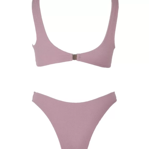 GIGI Μαγιό Σετ Μπικίνι με Μπουστάκι - Λιλά