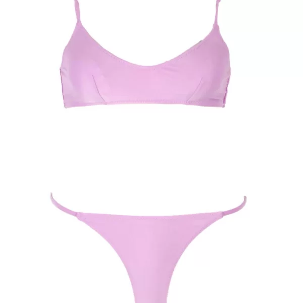 GIGI Μαγιό Σετ Μπικίνι με Πέρλες - Λιλά