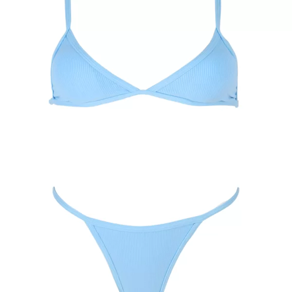 GIGI Μαγιό Σετ Μπικίνι Ριπ - Σιέλ