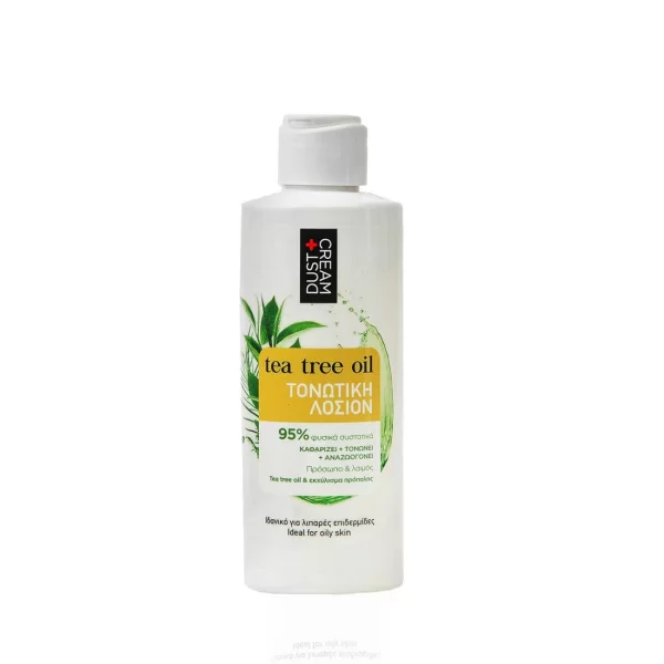 DUST+CREAM ΤΟΝΩΤΙΚΗ ΛΟΣΙΟΝ ME TEA TREE OIL KAI ΕΚΧΥΛΙΣΜΑ ΠΡΟΠΟΛΗΣ 200ML