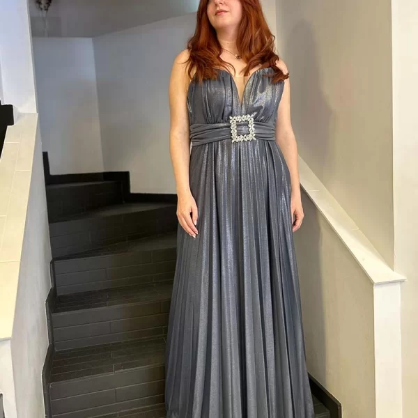 RAISA γυναικείο αμπιγιέ μακρύ φόρεμα