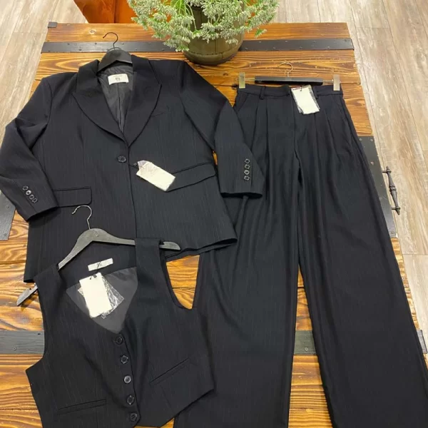 SOU Lama ριγέ γυναικείο μπλέιζερ