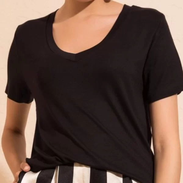 Tenvis γυναικείο V t-shirt