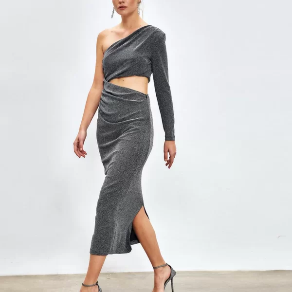 Inanna γυναικείο φόρεμα λουρέξ