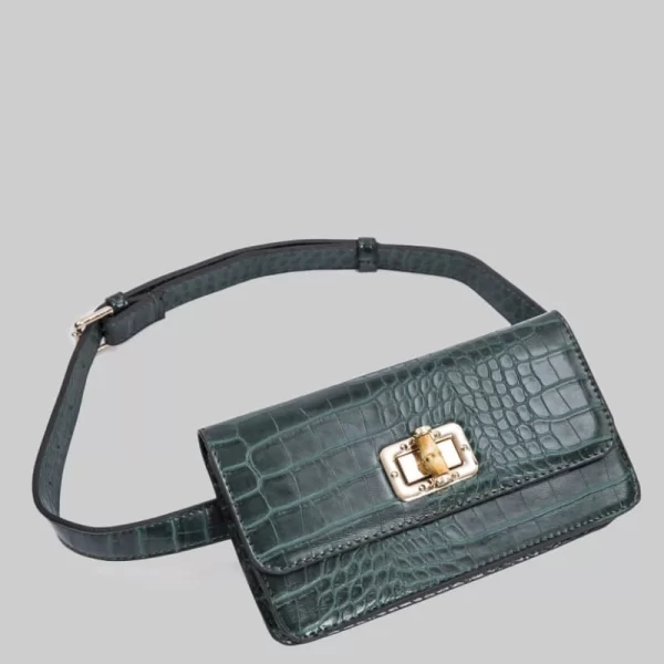 Κροκο γυναικεία τσάντα μέσης