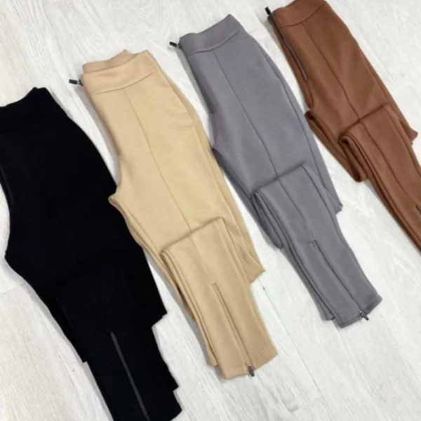 Γυναικείο κολάν με φερμουάρ