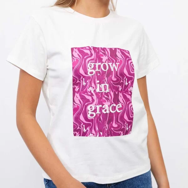 SOU Γυναικείο t-shirt GROW IN GRACE
