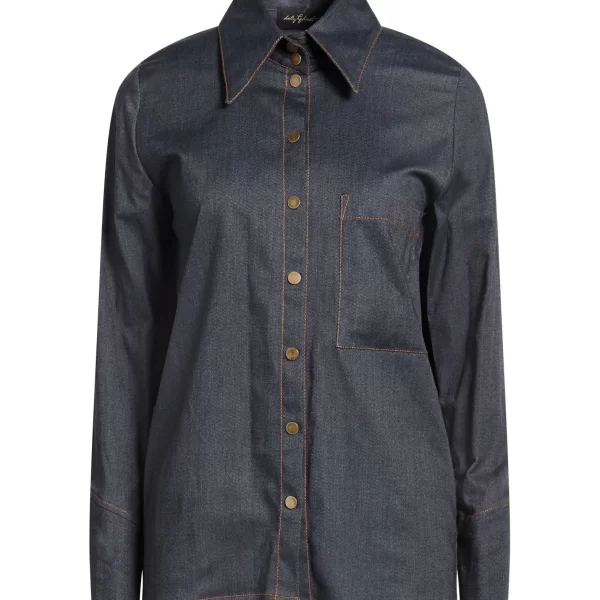 HOLY GHOST ΜΠΛΟΥΖΑΚΙΑ Πουκάμισο denim