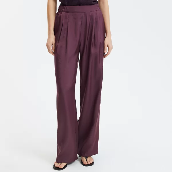 La Redoute Collections Φαρδύ παντελόνι με πένσες