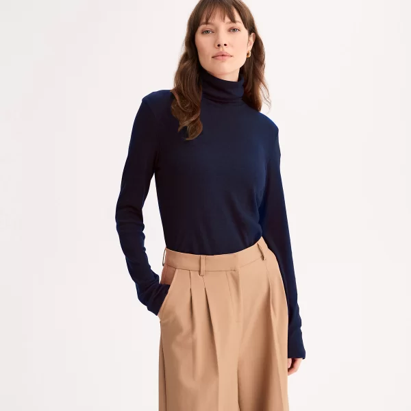 Μπλούζα με ζιβάγκο από μείγμα lyocell