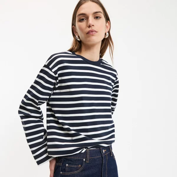 Τ-shirt με ρίγες