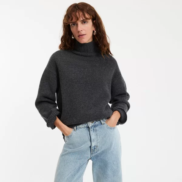 Μαλλινό πουλόβερ col roule