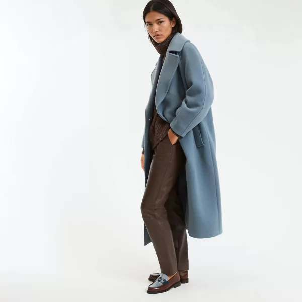 La Redoute Collections Μακρύ παλτό με ασύμμετρο κλείσιμο