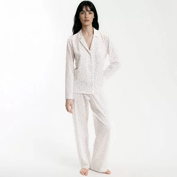 Πιτζάμα από τζέρσεϊ με μακριά μανίκια