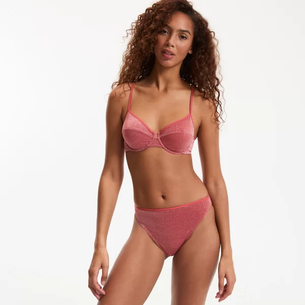 Σλιπ από μικροΐνες και μεταλλικές κλωστές TAMARA