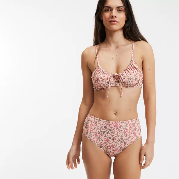 Ψηλόμεσο φλοράλ σλιπ