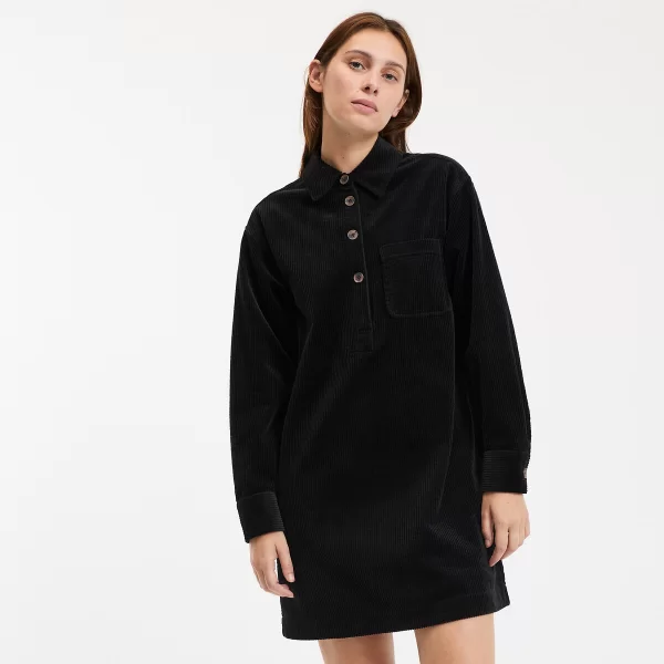 Κοντό φόρεμα από βελούδο κοτλέ