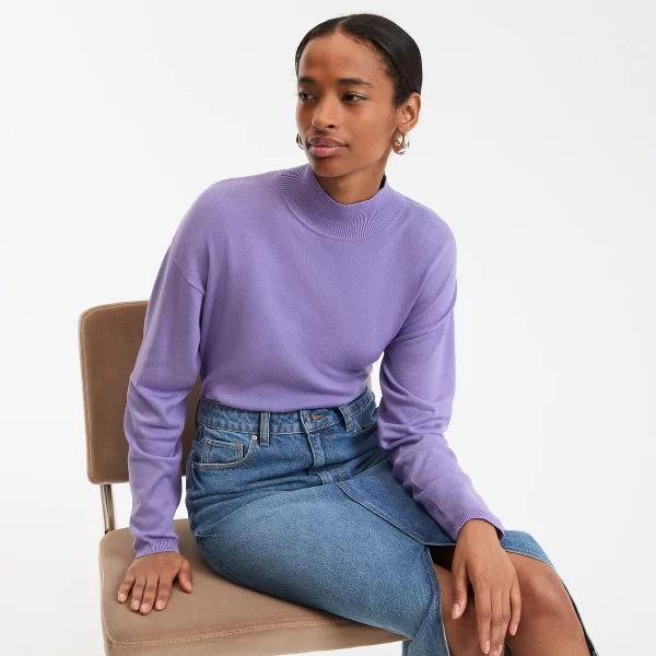 Πλεκτό με όρθιο λαιμό