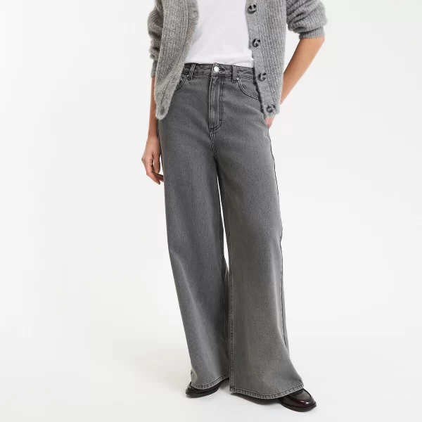 Ψηλόμεσο πολύ φαρδύ τζιν