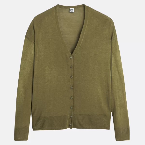 Ζακέτα με λεπτή πλέξη