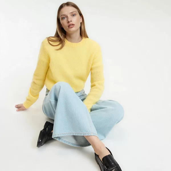 La Redoute Collections Πλεκτό με στρογγυλή λαιμόκοψη και χοντρή πλέξη