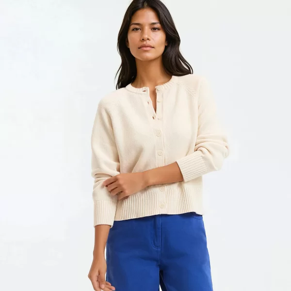 La Redoute Collections Κοντή ζακέτα με στρογγυλή λαιμόκοψη