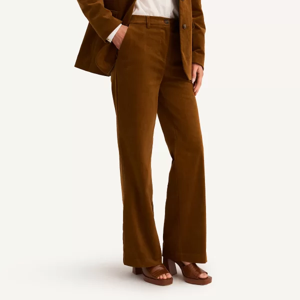 Φαρδύ παντελόνι από βελούδο