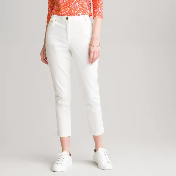 Anne Weyburn Βαμβακερό στρετς παντελόνι