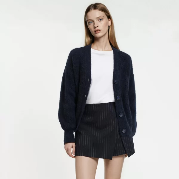 La Redoute Collections Ζακέτα με V και αλπακά στη σύνθεση